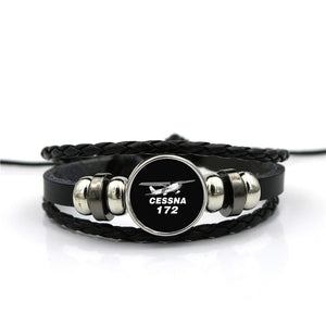 The Cessna 172 Leather Bracelets