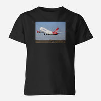 Thumbnail for Virgin Atlantic Boeing 747 Designed Children T-Shirts