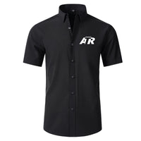 Thumbnail for ATR & Text Designed Short Sleeve Shirts