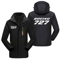Thumbnail for Boeing 727 & Text Designed Thick Skiing Jackets