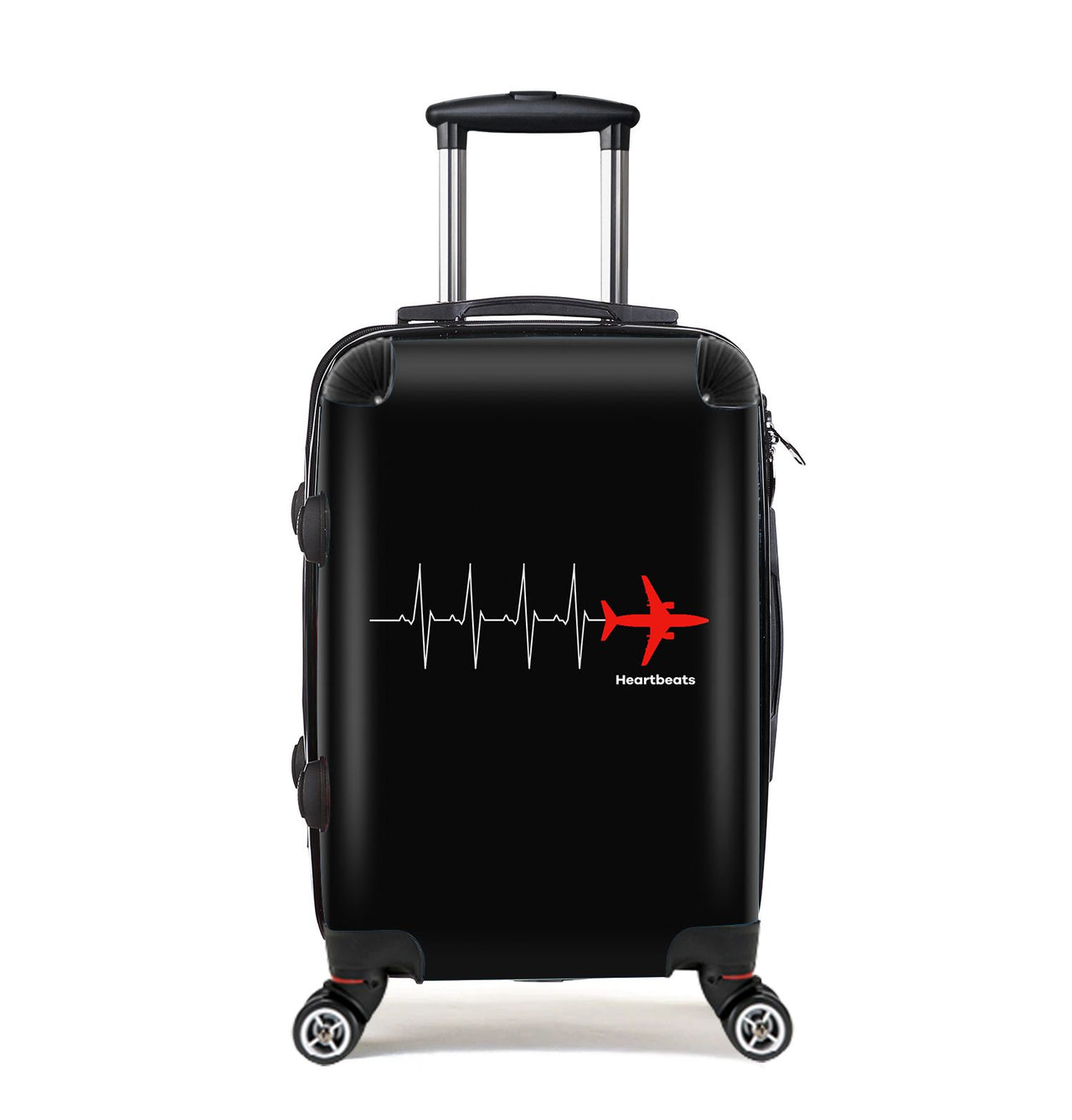 Aviation Heartbeats Designed Cabin Size Luggages