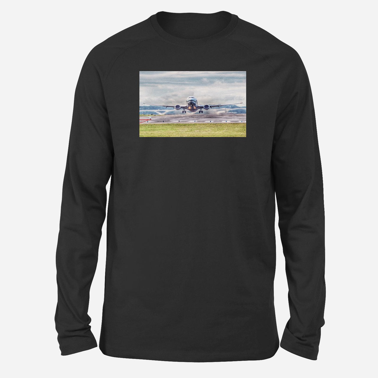 Departing Boeing 737 Designed Long-Sleeve T-Shirts