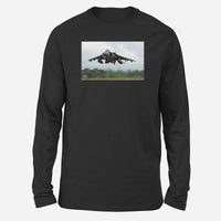 Thumbnail for Departing Super Fighter Jet Designed Long-Sleeve T-Shirts
