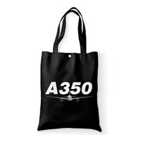 Thumbnail for Super Airbus A350 Designed Tote Bags
