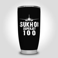 Thumbnail for Sukhoi Superjet 100 & Plane Designed Tumbler Travel Mugs
