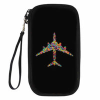 Thumbnail for Colourful Airplane Designed Travel Cases & Wallets