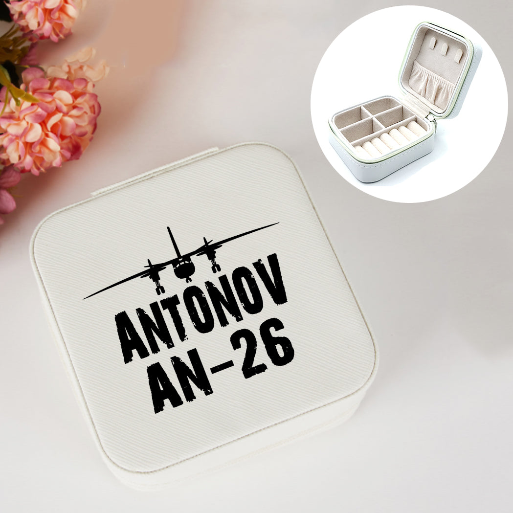 Antonov AN-26 & Plane Designed Leather Jewelry Boxes