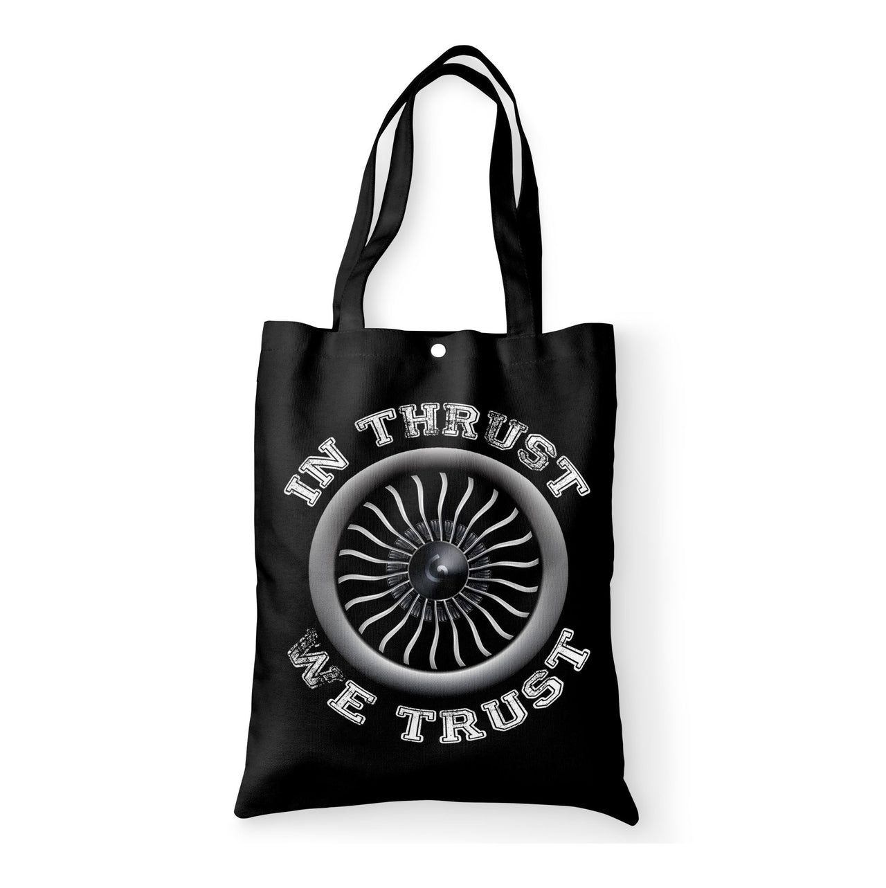 In Thrust We Trust (Vol 2) Designed Tote Bags
