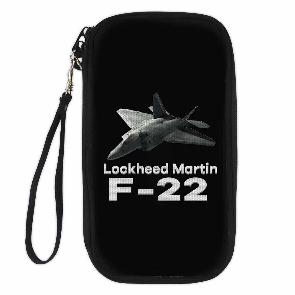 The Lockheed Martin F22 Designed Travel Cases & Wallets
