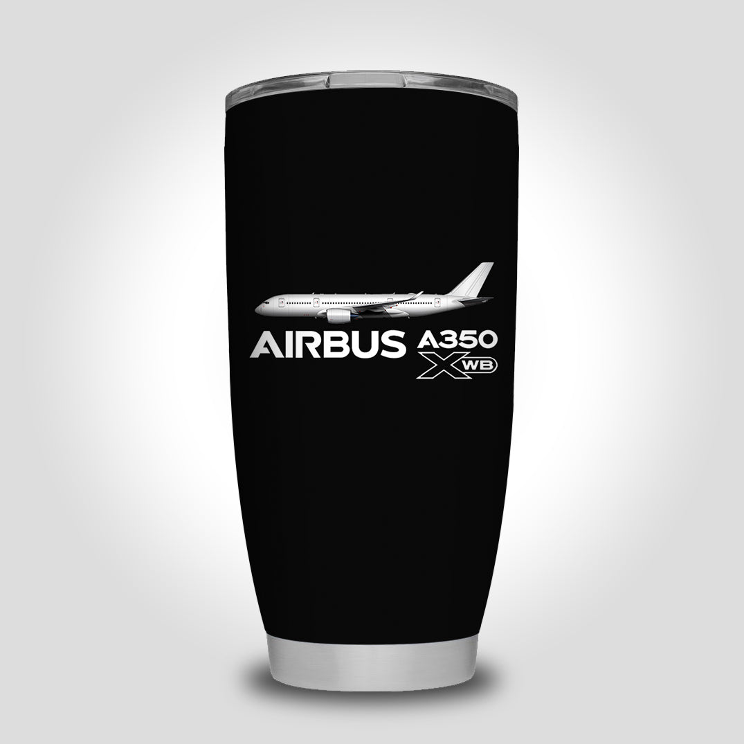 The Airbus A350 WXB Designed Tumbler Travel Mugs