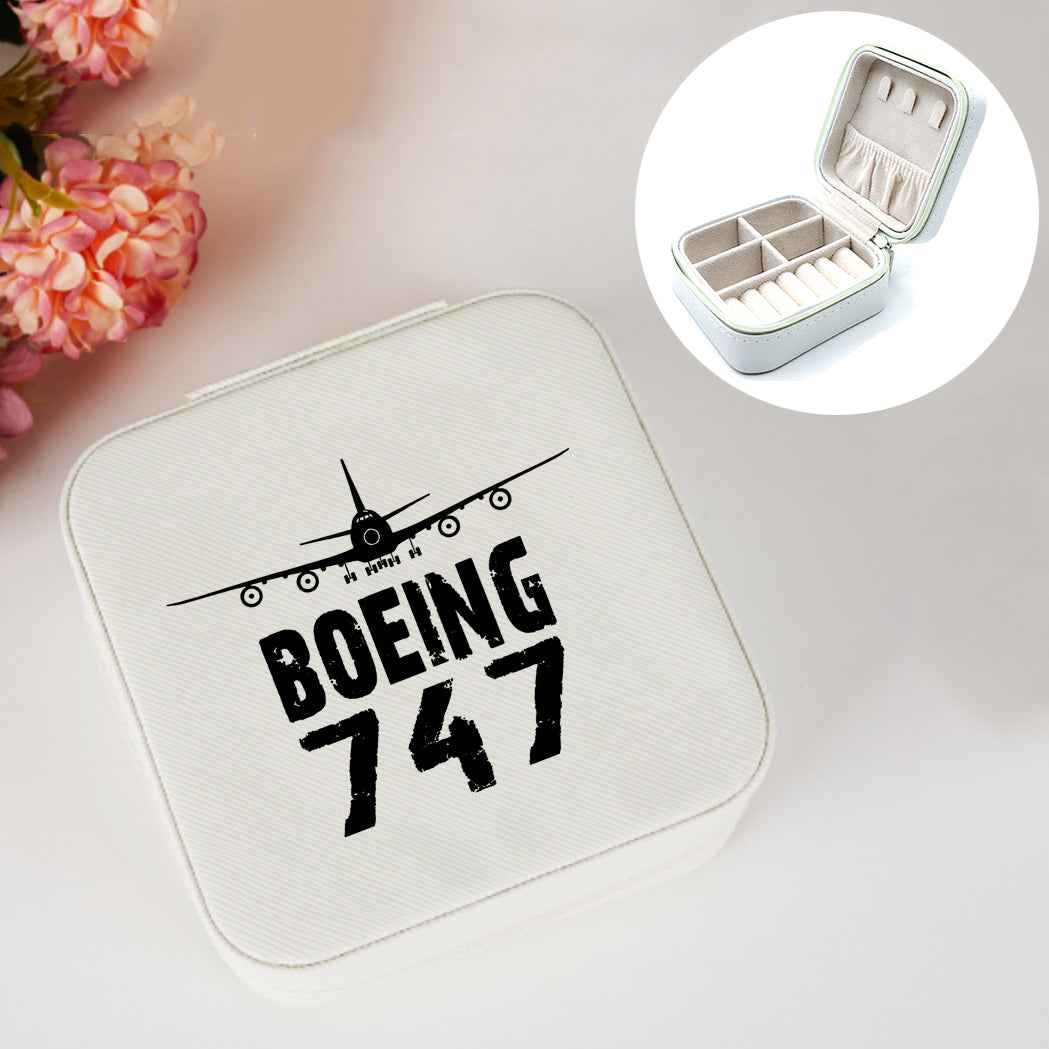 Boeing 747 & Plane Designed Leather Jewelry Boxes