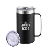 Thumbnail for Airbus A330 & Plane Designed Stainless Steel Beer Mugs