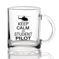 Thumbnail for Student Pilot (Helicopter) Designed Coffee & Tea Glasses