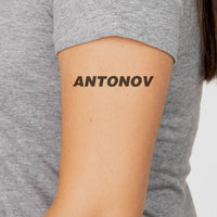 Thumbnail for Antonov & Text Designed Tattoes