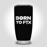 Thumbnail for Born To Fix Airplanes Designed Tumbler Travel Mugs