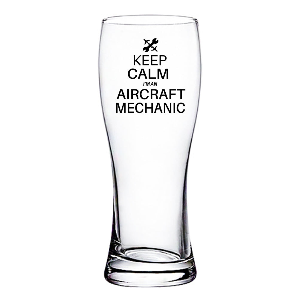 Aircraft Mechanic Designed Pilsner Beer Glasses