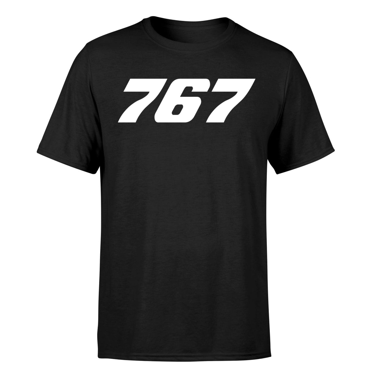 767 Flat Text Designed T-Shirts