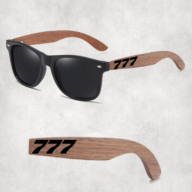 777 Flat Text Designed Sun Glasses