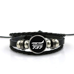 The Boeing 737 Leather Bracelets