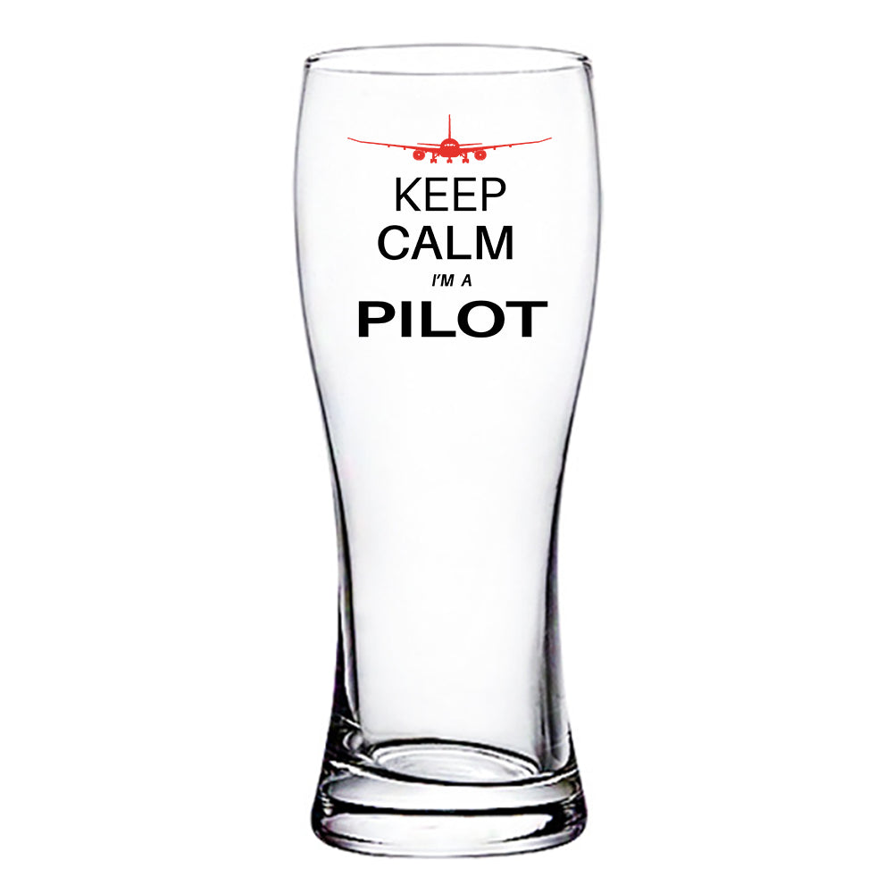 Pilot (777 Silhouette) Designed Pilsner Beer Glasses