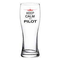 Thumbnail for Pilot (777 Silhouette) Designed Pilsner Beer Glasses