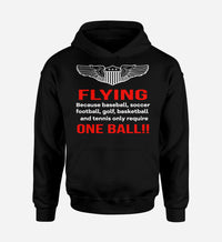 Thumbnail for Flying One Ball Designed Hoodies
