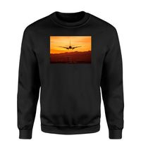 Thumbnail for Landing Aircraft During Sunset Designed Sweatshirts