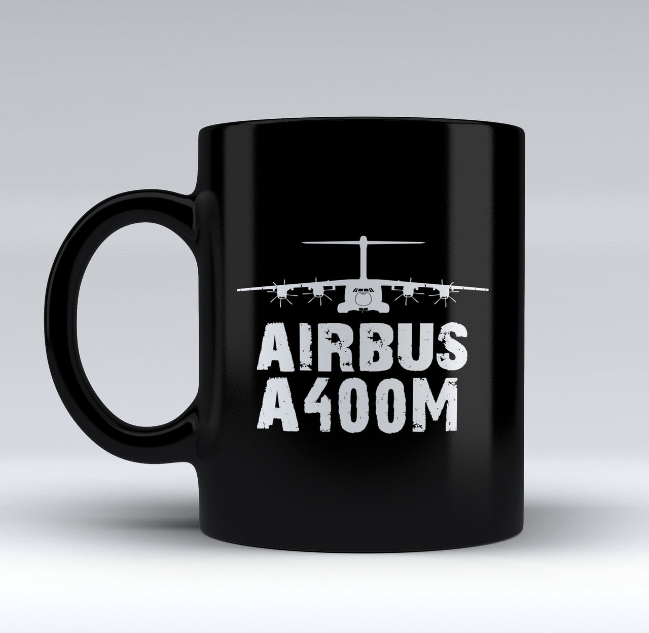 Airbus A400M & Plane Designed Black Mugs