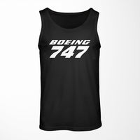 Thumbnail for Boeing 747 & Text Designed Tank Tops