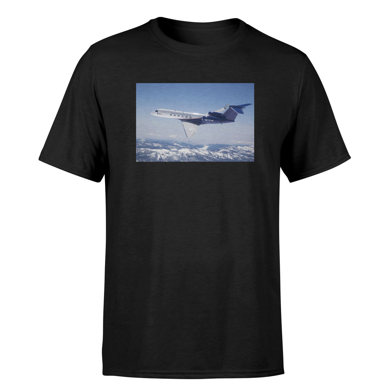 Cruising Gulfstream Jet Designed T-Shirts