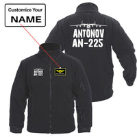 Thumbnail for Antonov AN-225 & Plane Designed Fleece Military Jackets (Customizable)