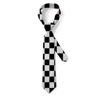 Thumbnail for Black & White Boxes Designed Ties