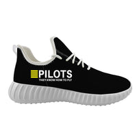Thumbnail for Pilots They Know How To Fly Designed Sport Sneakers & Shoes (MEN)