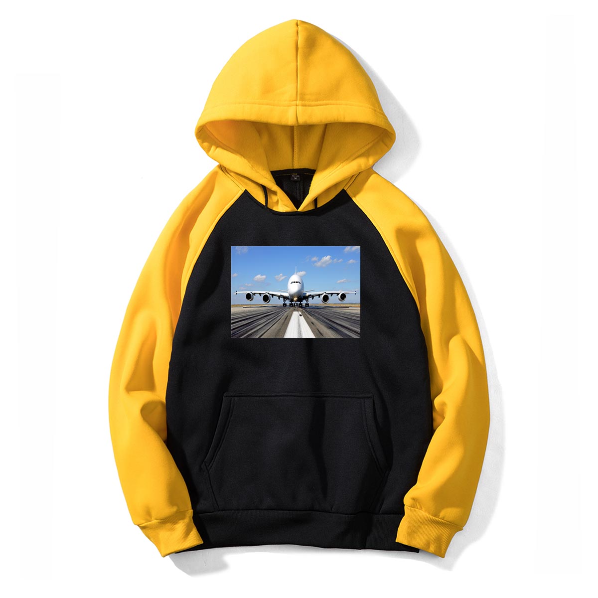 Mighty Airbus A380 Designed Colourful Hoodies
