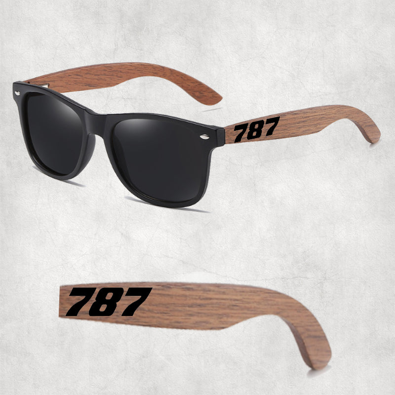 787 Flat Text Designed Sun Glasses