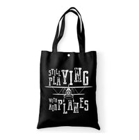 Thumbnail for Still Playing With Airplanes Designed Tote Bags