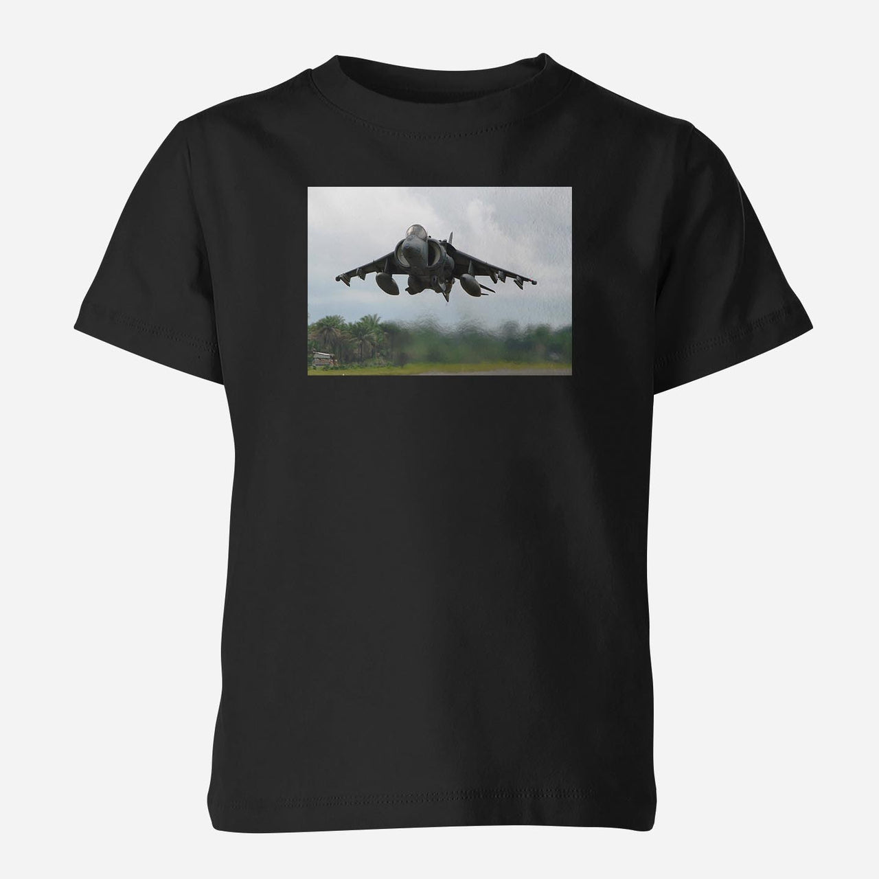 Departing Super Fighter Jet Designed Children T-Shirts