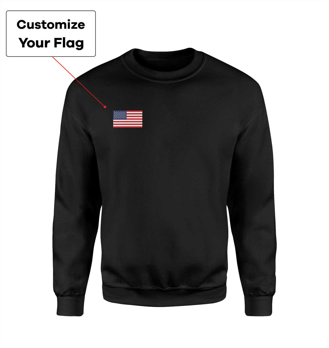 Custom Flag Designed Sweatshirts