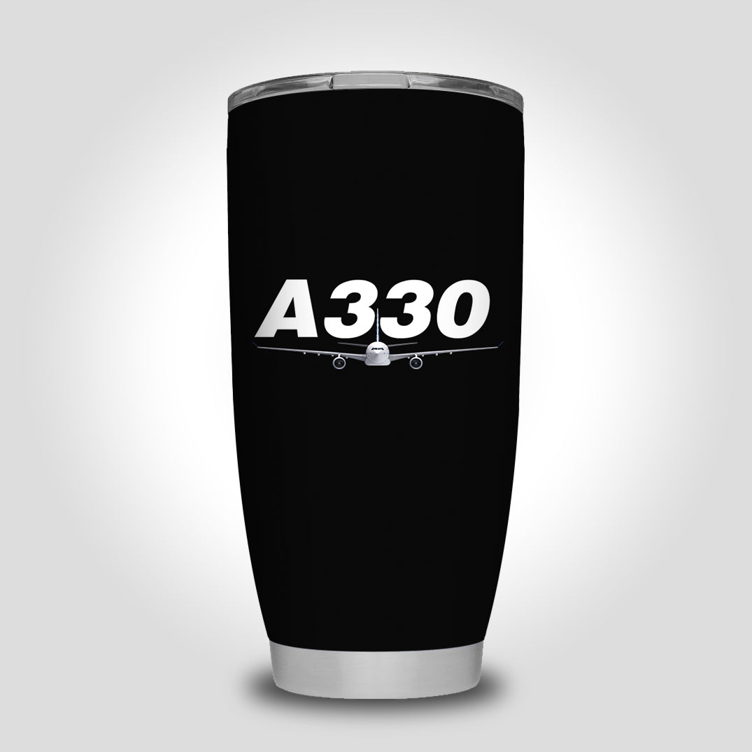 Super Airbus A330 Designed Tumbler Travel Mugs
