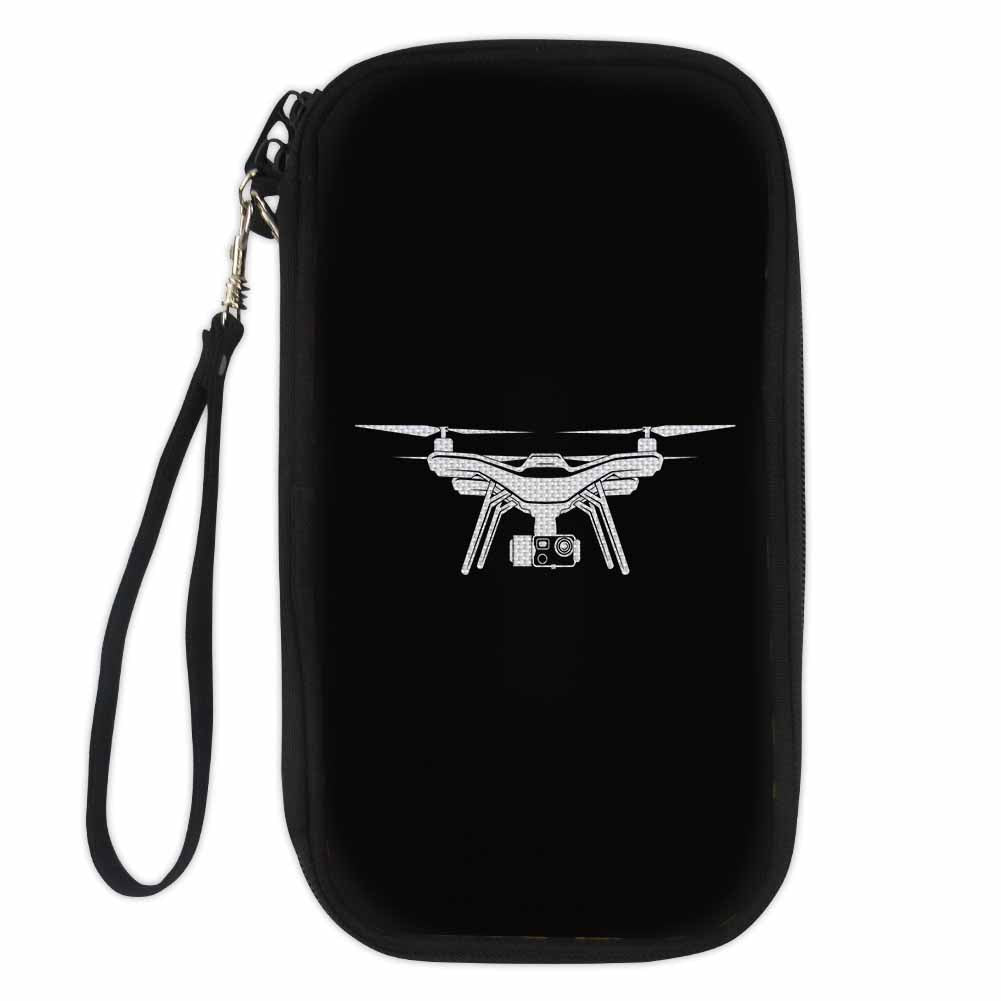 Drone Silhouette Designed Travel Cases & Wallets