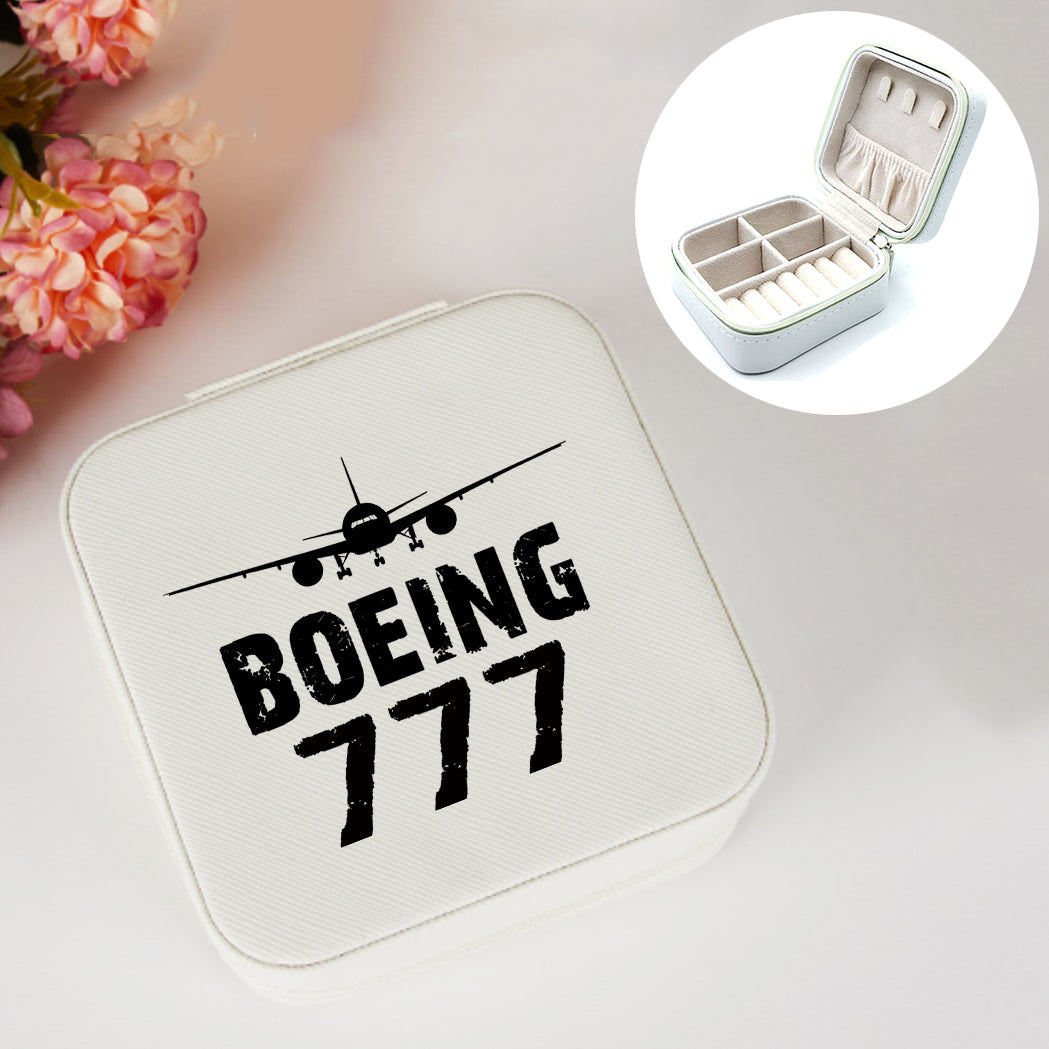 Boeing 777 & Plane Designed Leather Jewelry Boxes