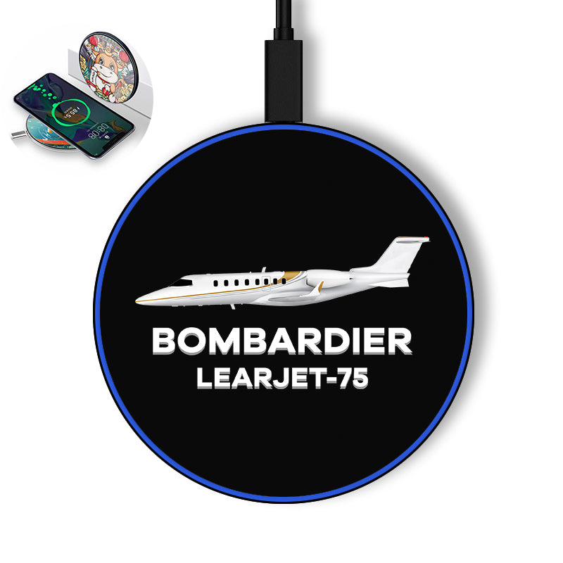 The Bombardier Learjet 75 Designed Wireless Chargers