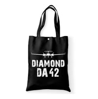 Thumbnail for Diamond DA42 & Plane Designed Tote Bags