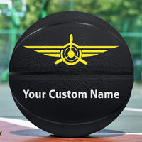 Thumbnail for Custom Name (Badge 3) Designed Basketball