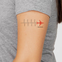Thumbnail for Aviation Heartbeats Designed Tattoes