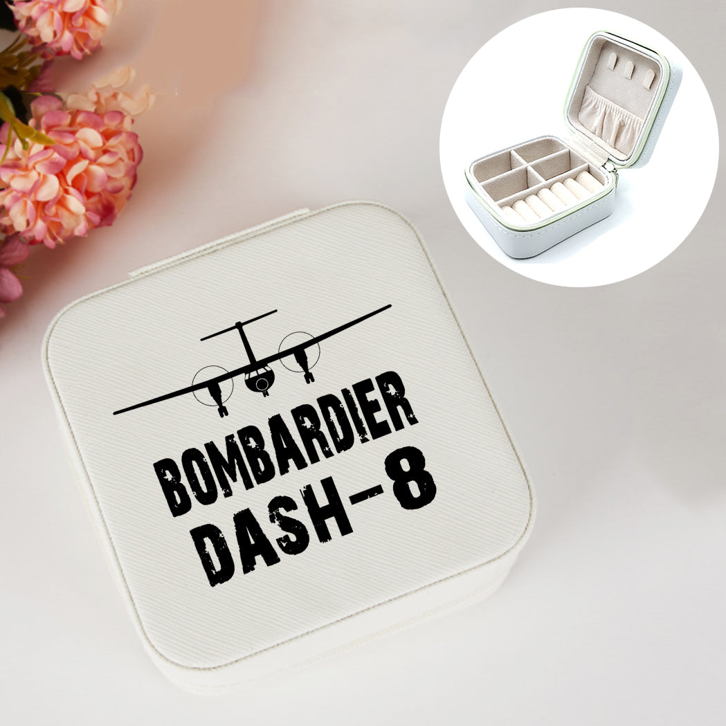 Bombardier Dash-8 & Plane Designed Leather Jewelry Boxes