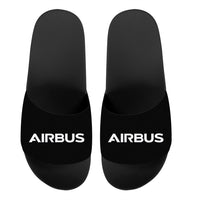 Thumbnail for Airbus & Text Designed Sport Slippers