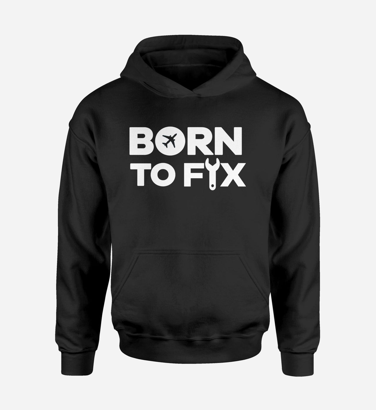 Born To Fix Airplanes Designed Hoodies