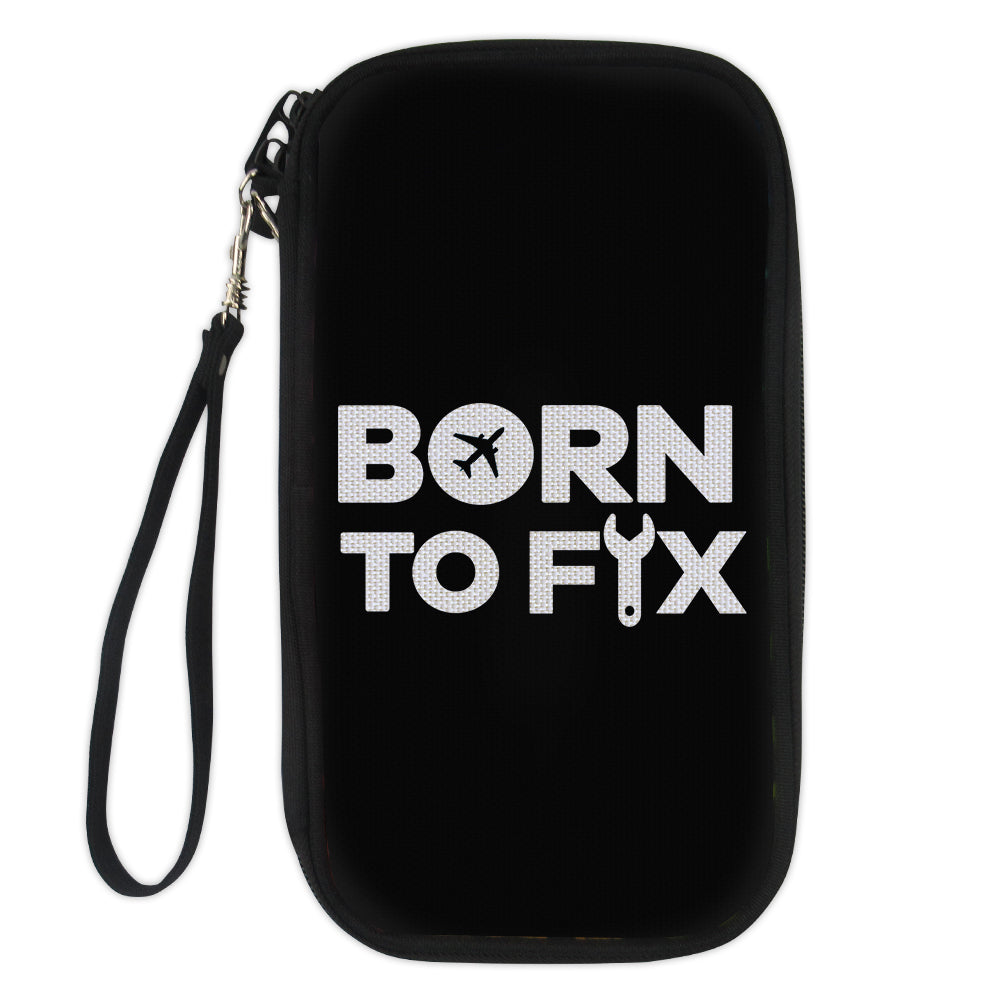 Born To Fix Airplanes Designed Travel Cases & Wallets