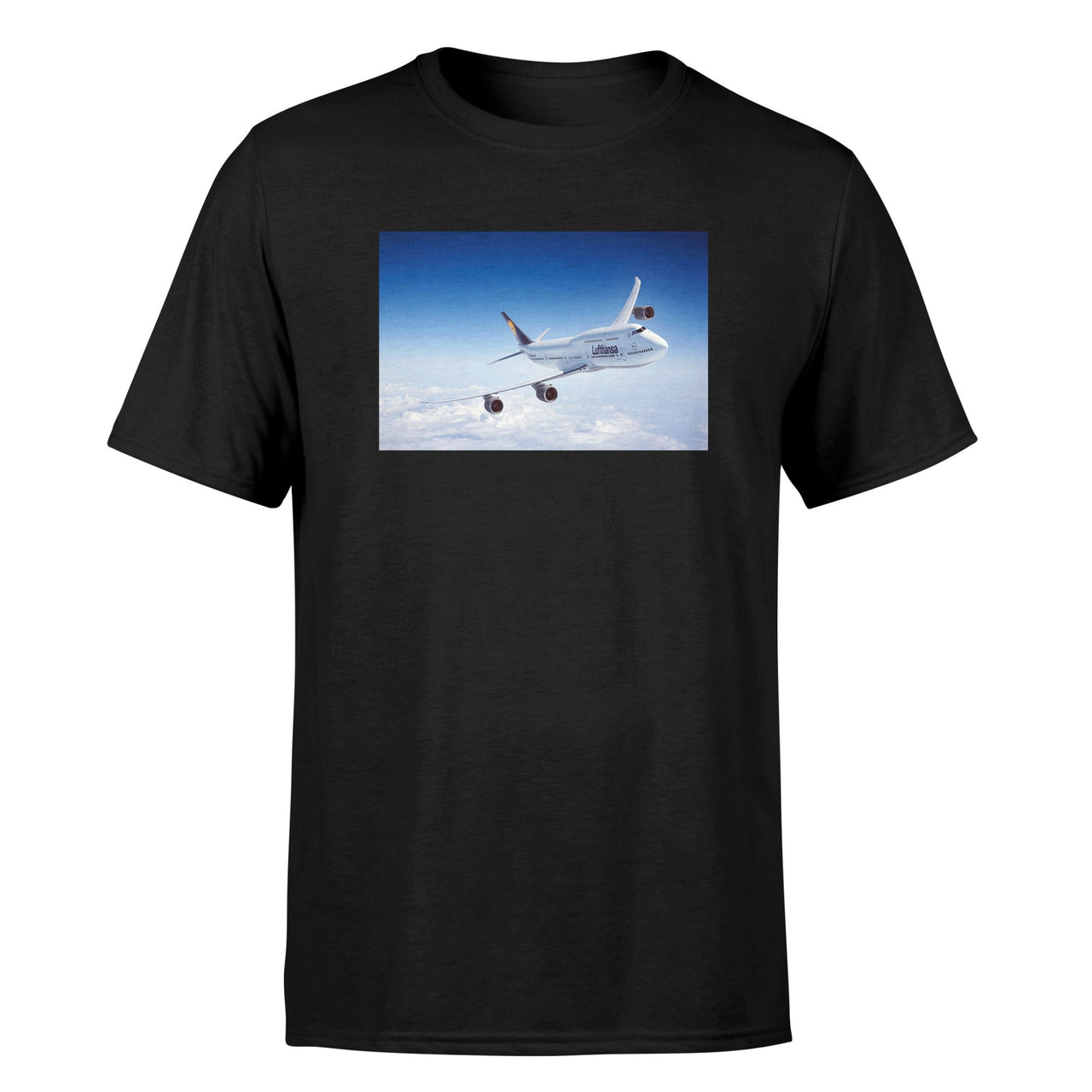 Cruising Lufthansa's Boeing 747 Designed T-Shirts